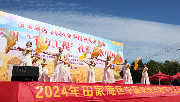 田家庵區慶祝第七個中國農民豐收節系列活動舉辦